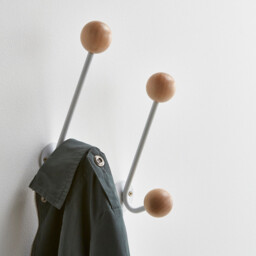 Set of 2 Agama Wall Double Coat Hooks - thumbnail 3