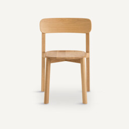 Batignolles Stackable Chair in Oak and Veneer, Designed By Emmanuel Gallina - thumbnail 2