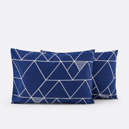 Odin Geometric Cotton Pillowcase - thumbnail 3