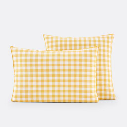 Taie D'oreiller Enfant Coton, Veldi Yellow Cotton Child's Pillowcase