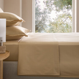 Galor Cotton Satin 400 Thread Count Flat Sheet - thumbnail 1