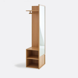 Senssia Reversible Hallway Coat Rack with Mirror - thumbnail 1