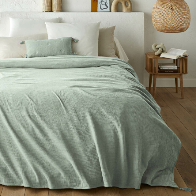 Kumla Cotton Muslin Bedspread - image 1