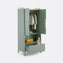 Arturo Children's Wardrobe in Pine and MDF - thumbnail 3