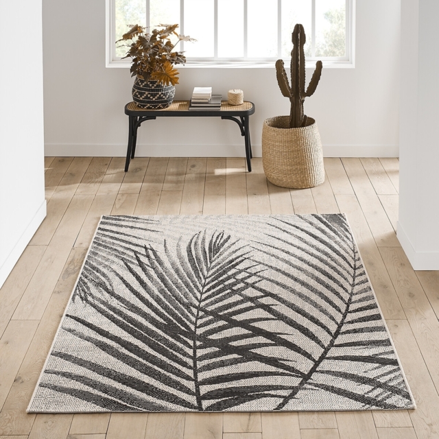 Palmi Palm Print Indoor / Outdoor Rug