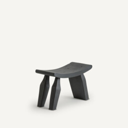 Oreus Solid Mango Three-Legged Footstool - thumbnail 2