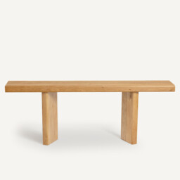 Olaga Console Table in Oak and Veneer - thumbnail 3