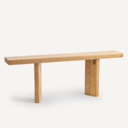 Olaga Console Table in Oak and Veneer - thumbnail 1