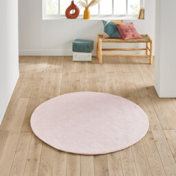 Renzo Large Round Tufted Cotton Rug - thumbnail 1