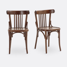 Set of 2 Bistro Spindle Back Chairs - thumbnail 1