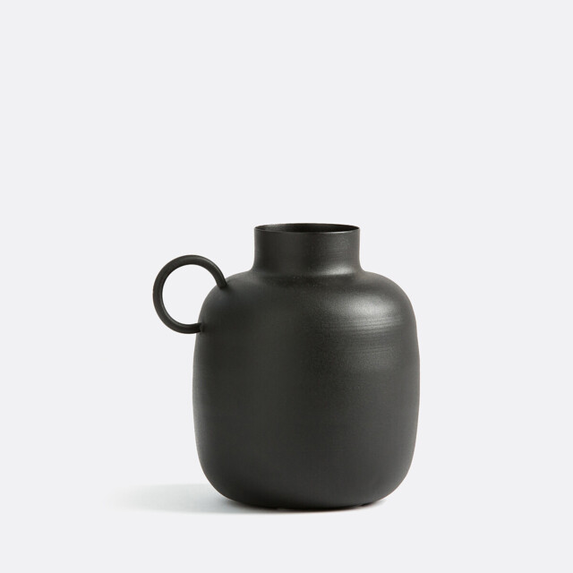 Anaïa 17cm High Metal Ball Vase