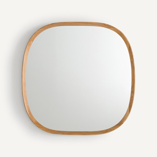 Orion Mirror in Organic Solid Oak and MDF H80cm - image 1