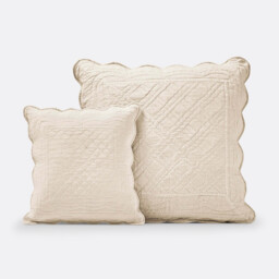 Scenario Quilted 100% Cotton Cushion Cover - thumbnail 1