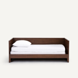Working Walnut Veneered Pull Out Bed - thumbnail 4