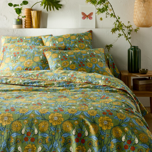 Johanna Cotton Satin Duvet Cover - image 1