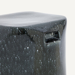 Oria Glazed Ceramic Side Table - thumbnail 4
