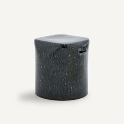 Oria Glazed Ceramic Side Table - thumbnail 1
