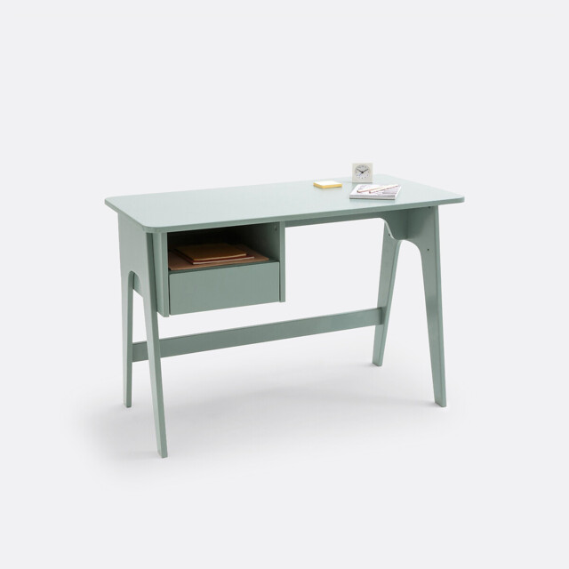 Adil Retro Vintage Style Pine Desk - image 1