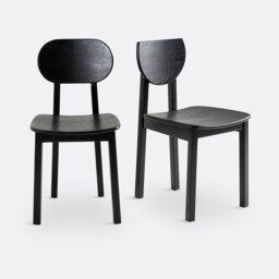 Set of 2 Tribal Ash Chairs