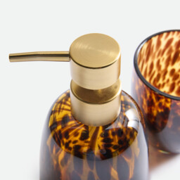 Fauvita Amber Glass Bathroom Set - thumbnail 2