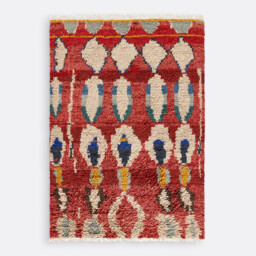 Shiva Berber-Style Coloured Rug - thumbnail 3