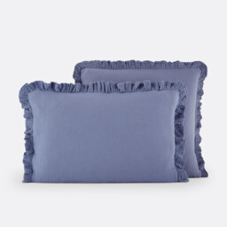 Kumla Plain Cotton Muslin Pillowcase
