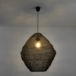 Mita 54cm Diameter Metal Mesh Ceiling Light - thumbnail 4