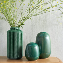 Estria Ceramic Vase, Height 31cm - thumbnail 2