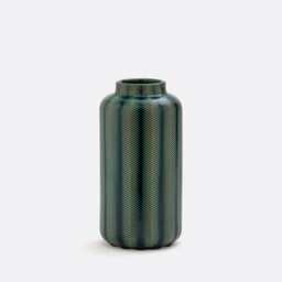 Estria Ceramic Vase, Height 31cm