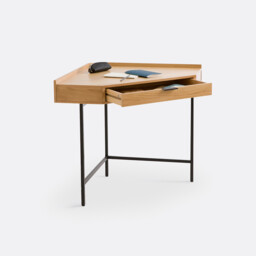 Volga Corner Console Desk with 1 Drawer - thumbnail 4