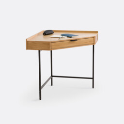 Volga Corner Console Desk with 1 Drawer - thumbnail 3