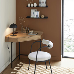 Volga Corner Console Desk with 1 Drawer - thumbnail 2