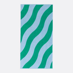 Scénario Vague Velour Beach Towel