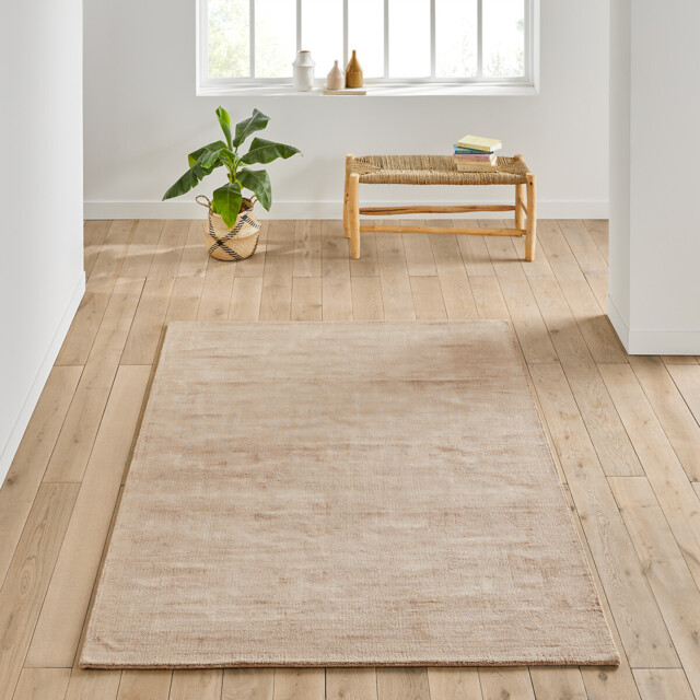 Izri 100% Lyocell™ Rug, Hand-Crafted, Aged Effect - image 1