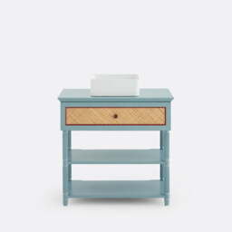 Sidore Woven Rattan Vanity Unit W85cm - thumbnail 3