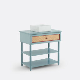 Sidore Woven Rattan Vanity Unit W85cm