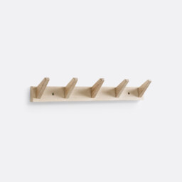 Selfrid Oak Coat Rack with 5 Hooks - thumbnail 4