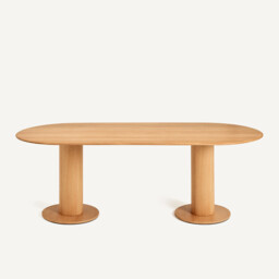 Oval Oak Oval Table Top, Length 220cm - thumbnail 4