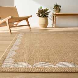 Milas Jute-Effect Indoor/Outdoor Rug - thumbnail 1