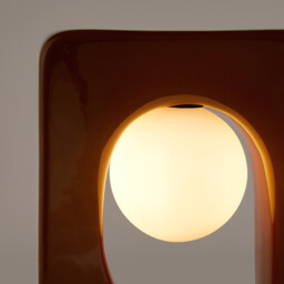 Vesli Ceramic and Opal Glass Table Lamp - thumbnail 4