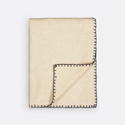 Raoul Basket Weave Cotton Blanket - thumbnail 2
