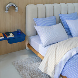 Soizic Beige Cotton Flat Sheet - thumbnail 2