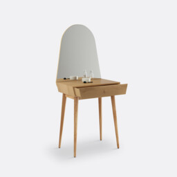Clairoy Oak 1 Drawer Dressing Table - thumbnail 4