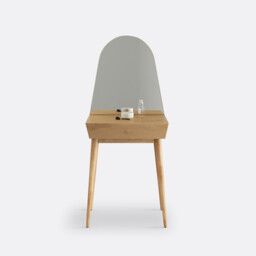 Clairoy Oak 1 Drawer Dressing Table - thumbnail 3