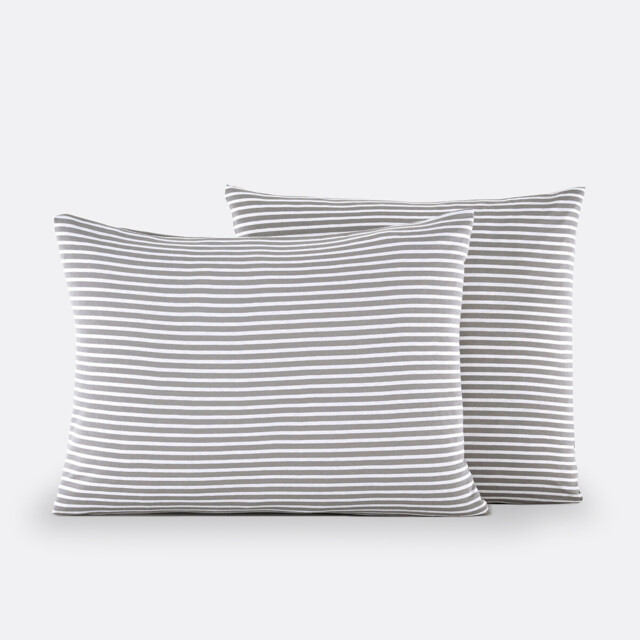 Dolsi Grey Cotton/Modal Jersey Pillowcase - image 1