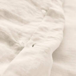 Linot Plain 100% Washed Linen Duvet Cover - thumbnail 4