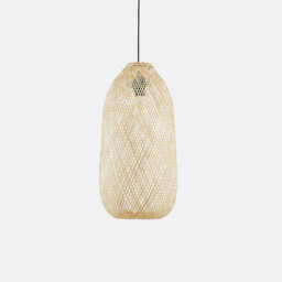 Ezia 30cm Diameter Bamboo Ceiling Light Shade - thumbnail 1