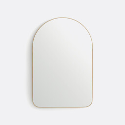 Uyova 60 X 90cm Brass Arch Mirror