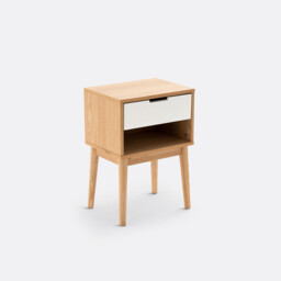 Jimi Vintage-Style Bedside Table