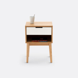 Jimi Vintage-Style Bedside Table - thumbnail 3